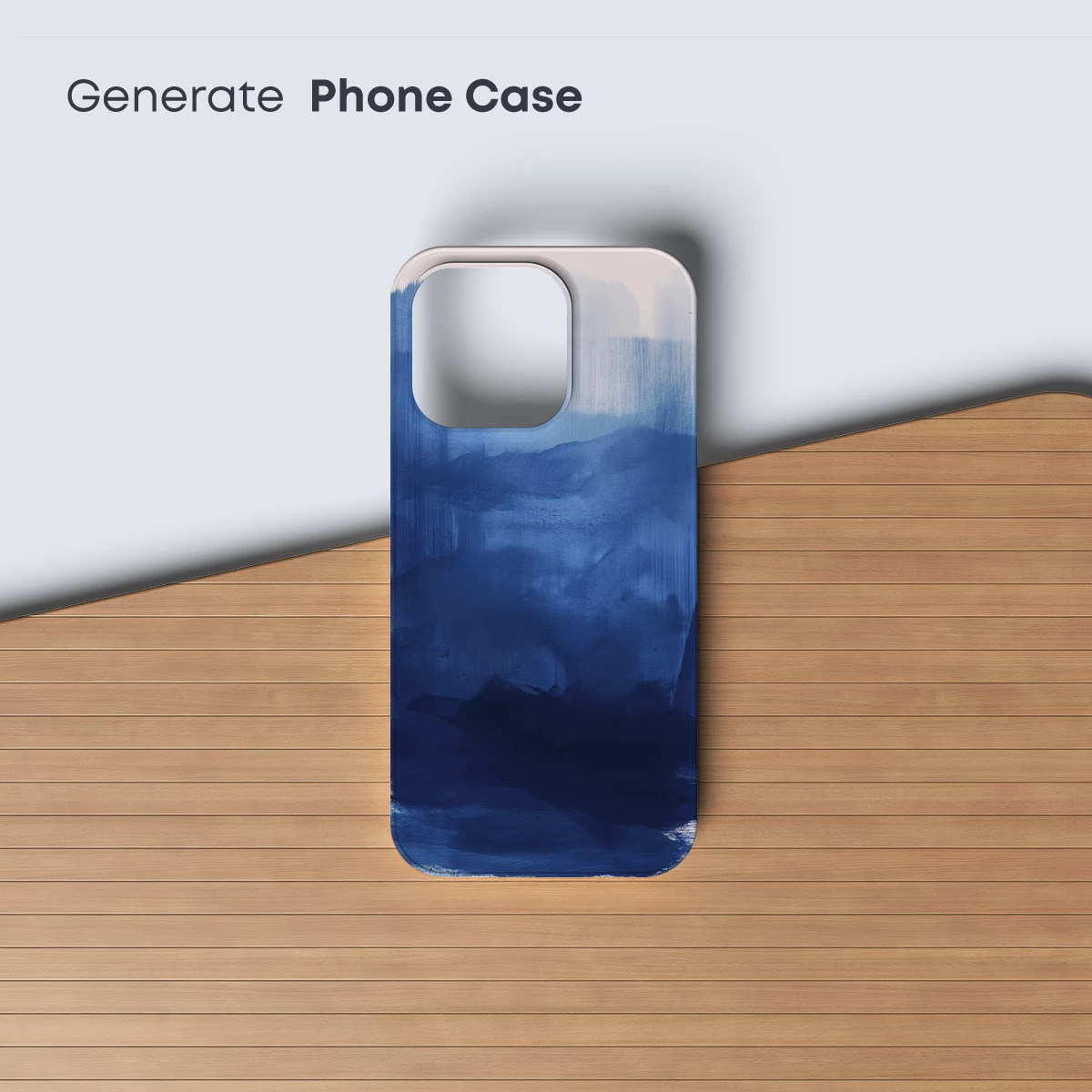 Blue Abyss: Abstract Brushstroke Depths - Image 3