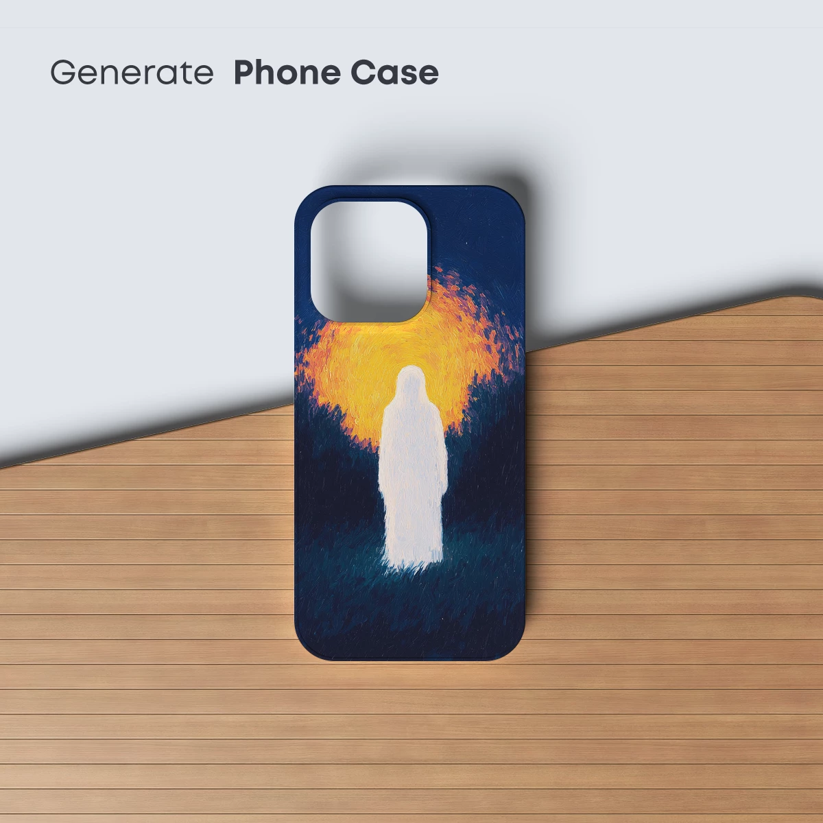 Ethereal Figure in Radiant Halo - Image 3