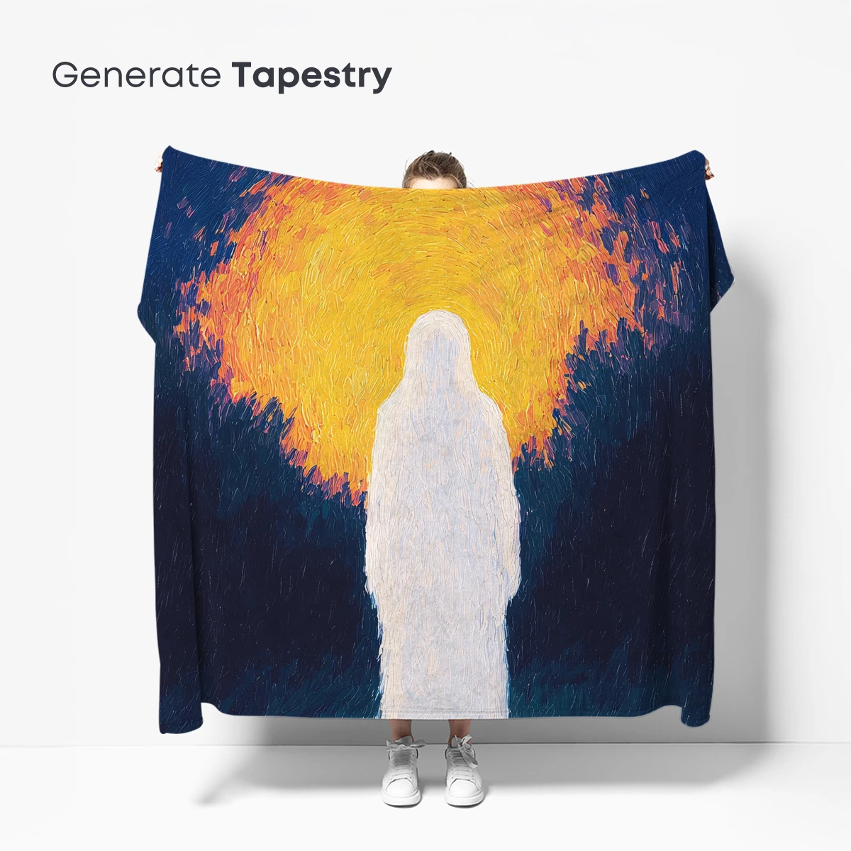 Ethereal Figure in Radiant Halo - Image 5