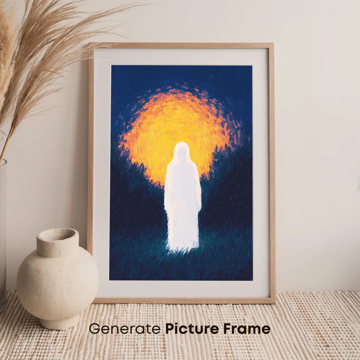 Ethereal Figure in Radiant Halo - Image 7