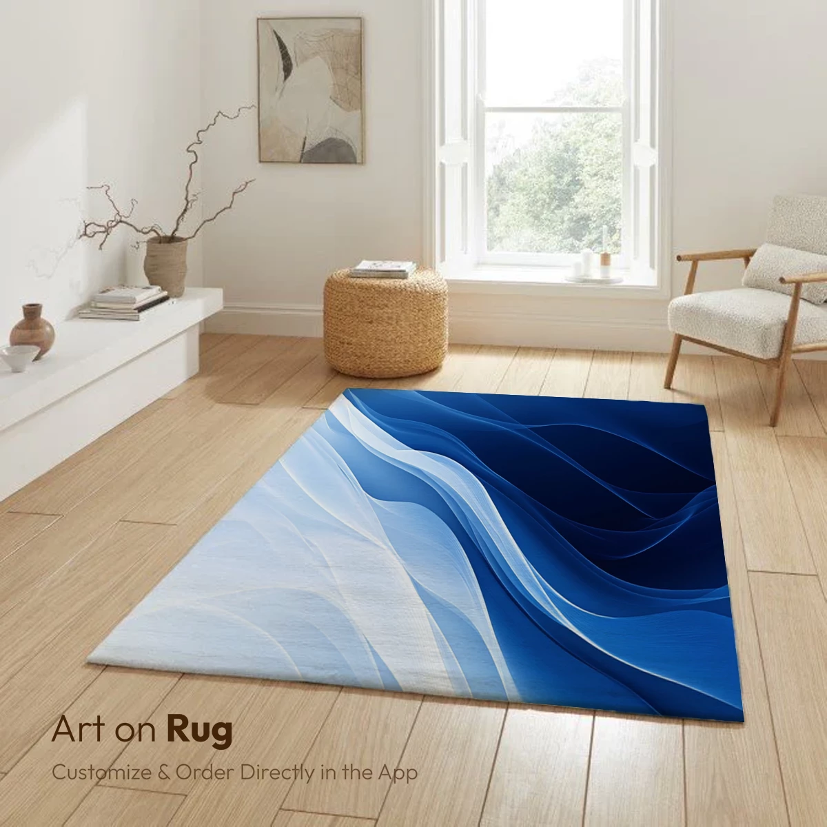 Ethereal Blue Waves: A Digital Symphony of Flow - Image 6
