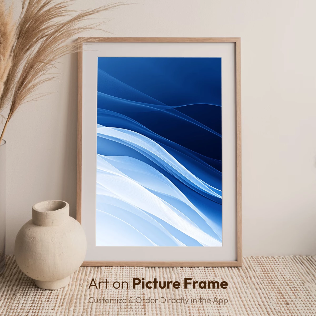 Ethereal Blue Waves: A Digital Symphony of Flow - Image 7