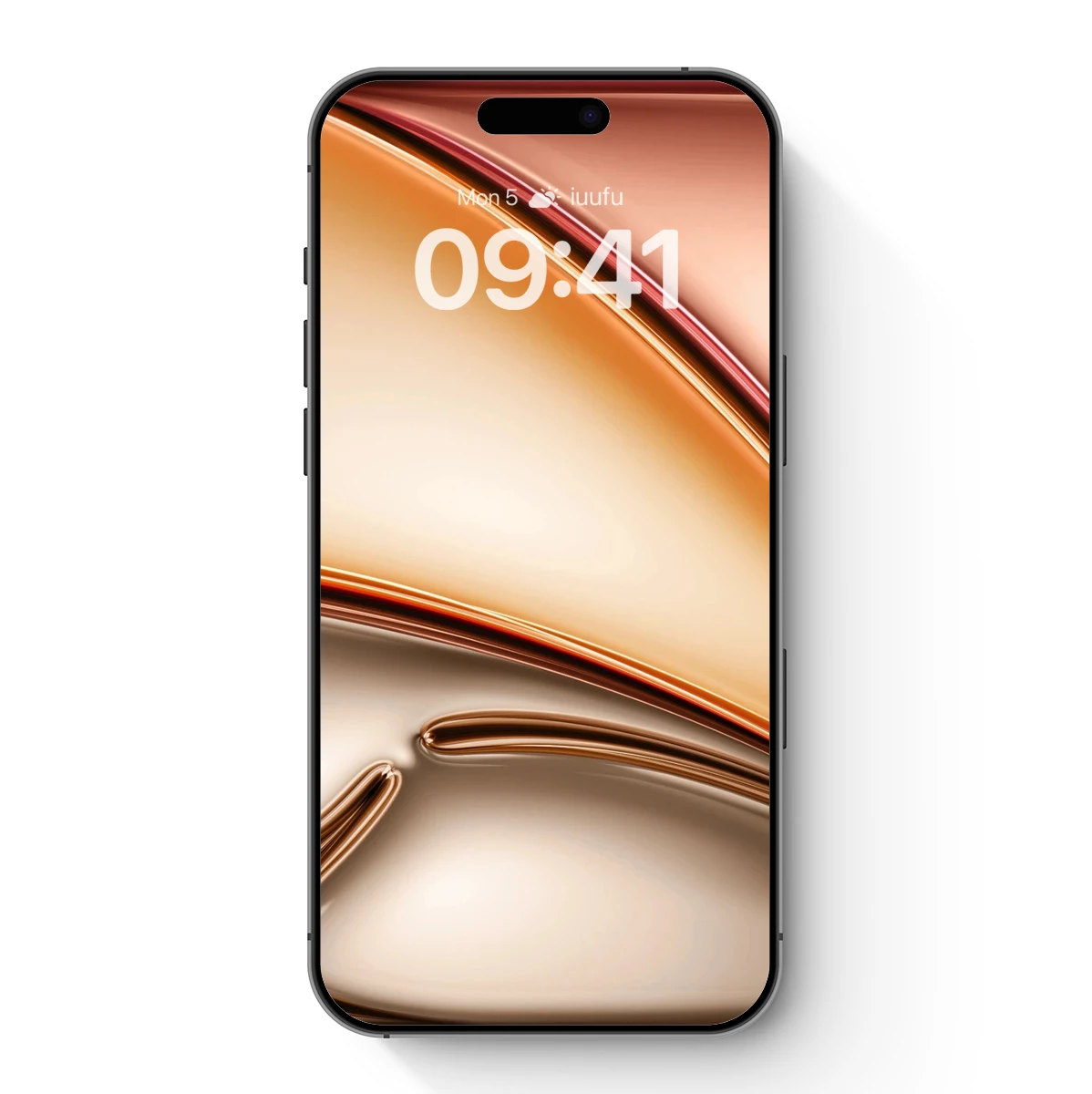 Fluid Elegance: Abstract Curves in Warm Tones