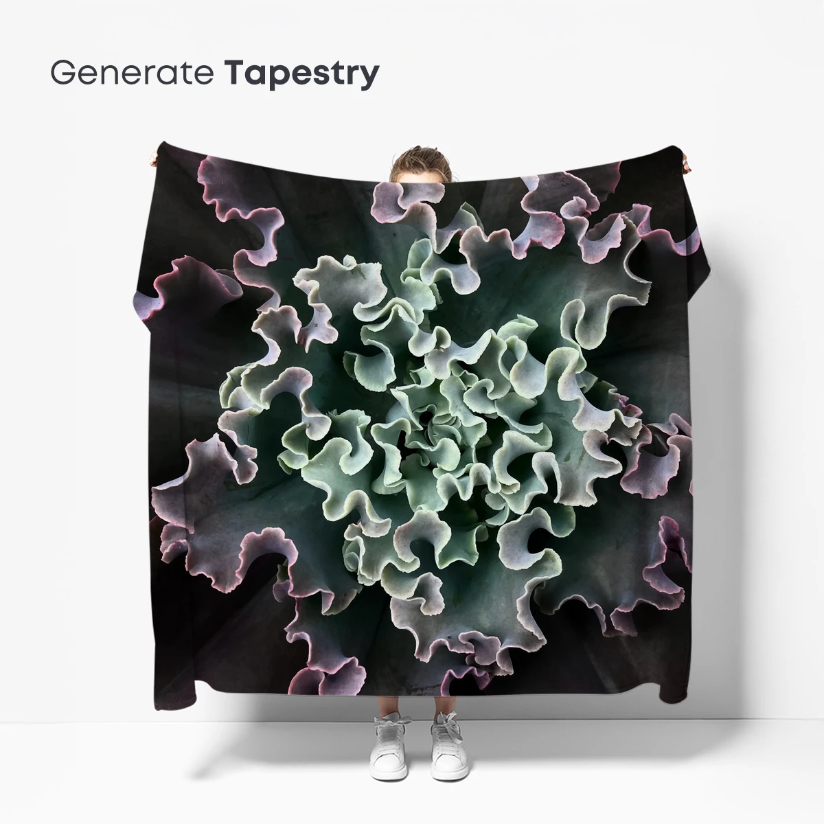 Fractal Cabbage Elegance: Nature's Abstract Symphony - Image 5