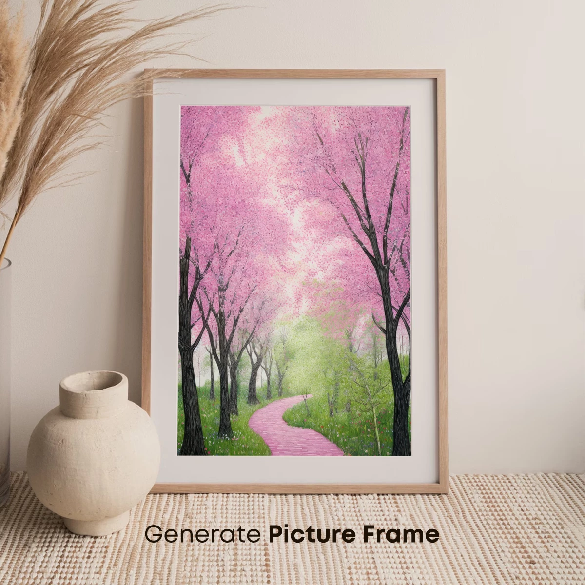 Cherry Blossom Pathway Dream - Image 7