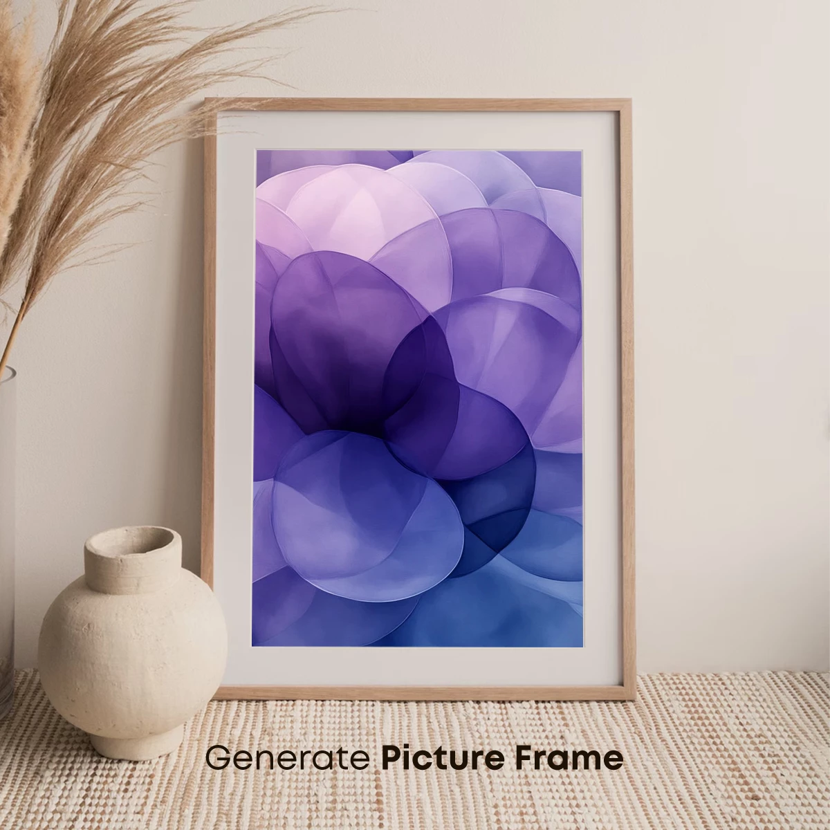 Ethereal Petals: A Symphony of Translucent Circles - Image 7