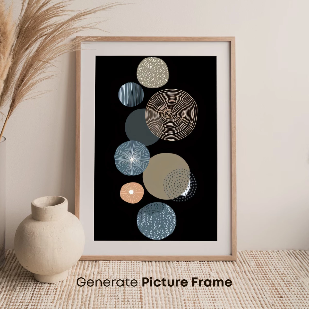 Eclipse of Circles: Abstract Spiral Harmony - Image 7