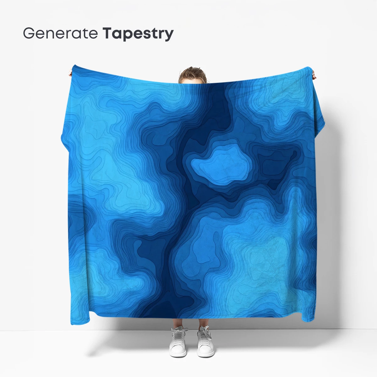 Blue Abyss: Abstract Waves of Depth - Image 5