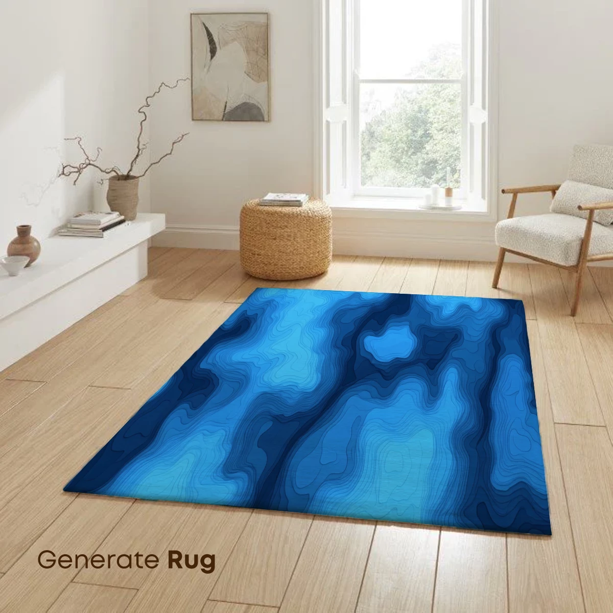 Blue Abyss: Abstract Waves of Depth - Image 6