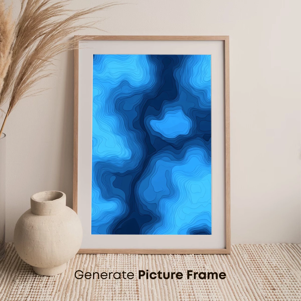 Blue Abyss: Abstract Waves of Depth - Image 7