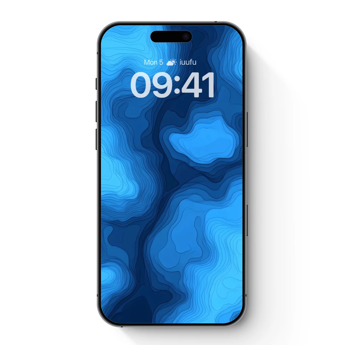 Blue Abyss: Abstract Waves of Depth