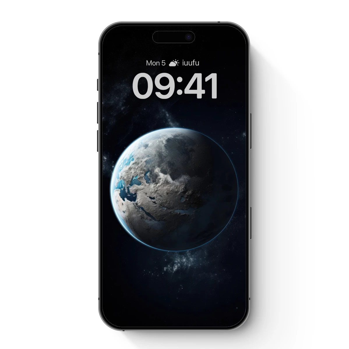 Ethereal Planet: Cosmic Serenity in Blue Hues