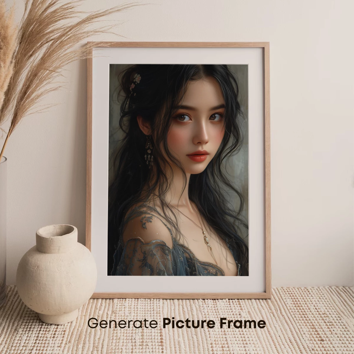 Ethereal Lace Elegance: A Portrait in Soft Shadows - Image 7