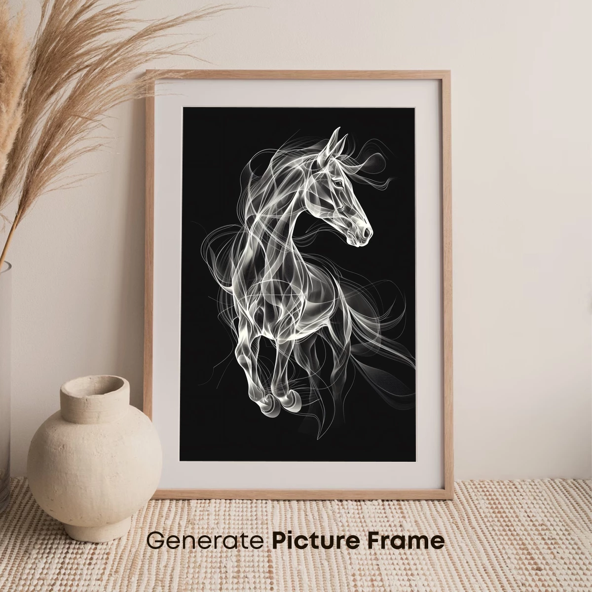 Ethereal Equine: Ghostly Horse in Motion - Image 7