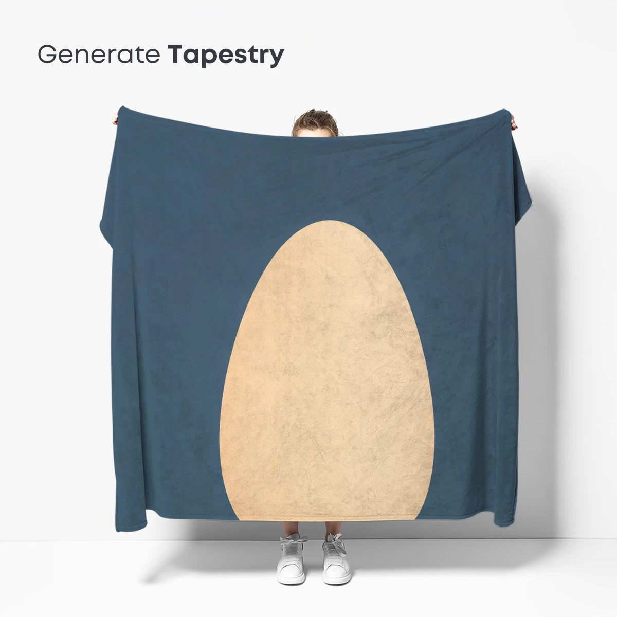 Ethereal Egg on Horizon: Minimalist Zen Art - Image 5