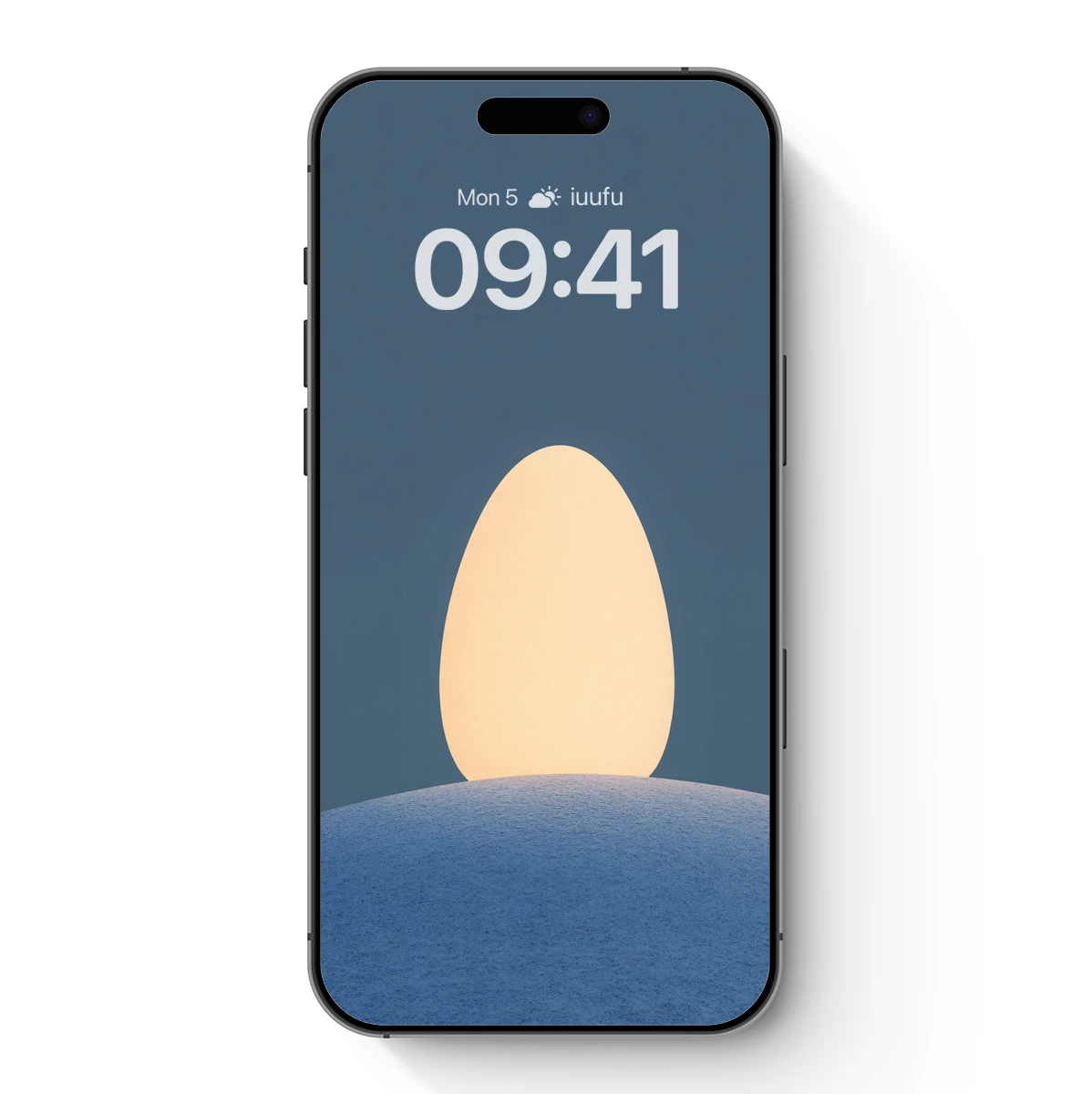 Ethereal Egg on Horizon: Minimalist Zen Art