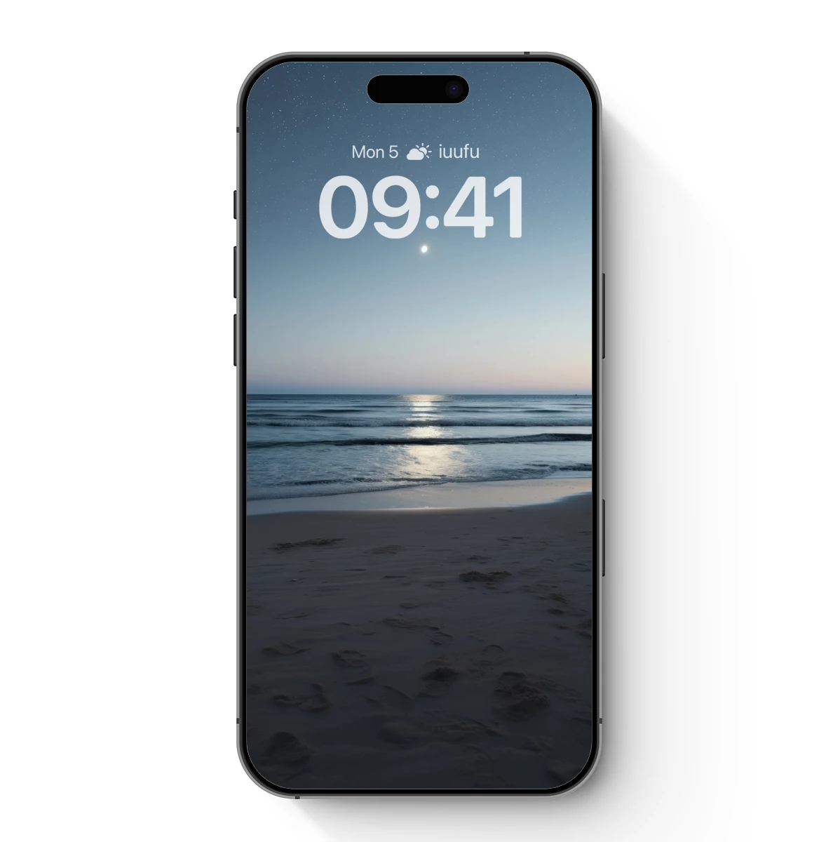 Moonlit Serenity: Beach Under Stars Moonlit Serenity: Beach Under Stars