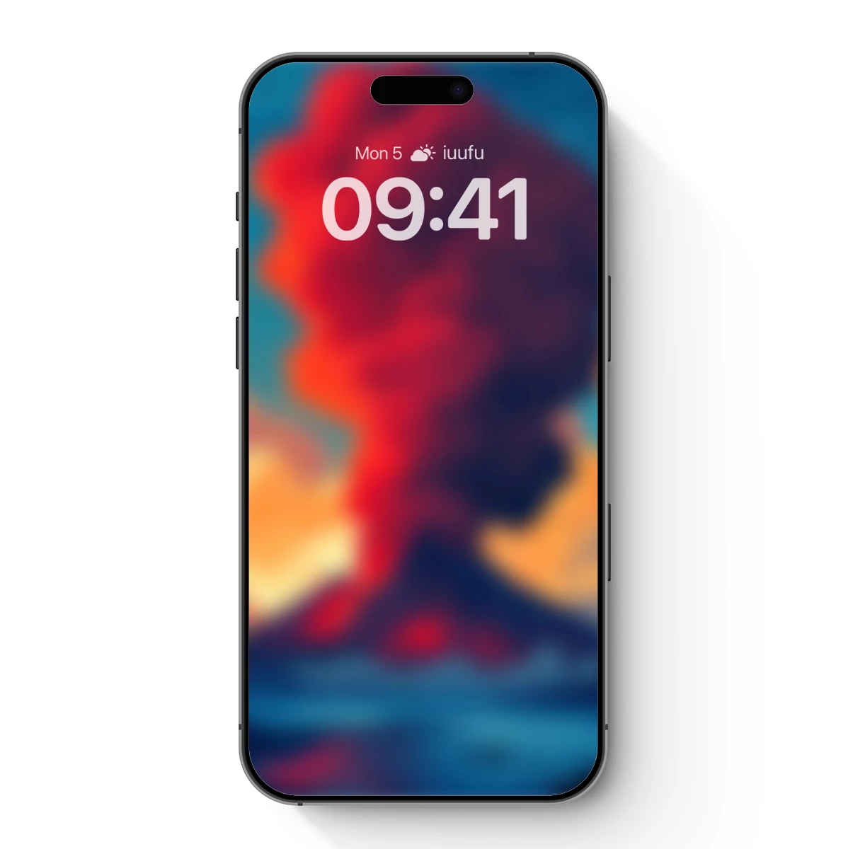 Fiery Abstract Eruption