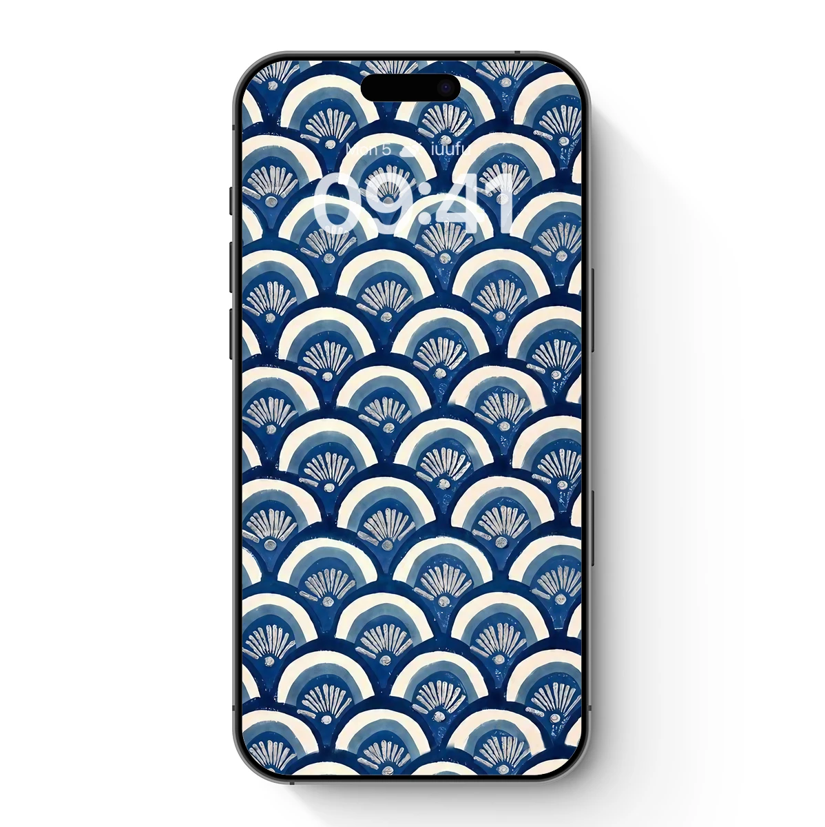 Blue Scallop Tiles: A Modern Oceanic Mosaic Blue Scallop Tiles: A Modern Oceanic Mosaic