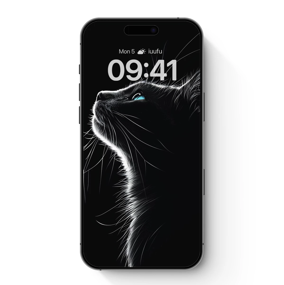 Ethereal Midnight Cat: Whiskers in Shadow