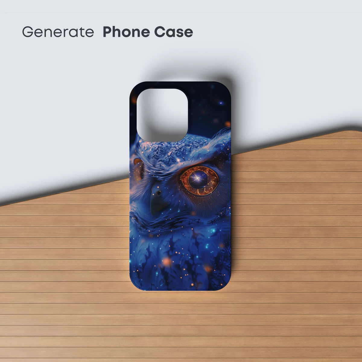 Cosmic Owl: Starry Night Vision - Image 3