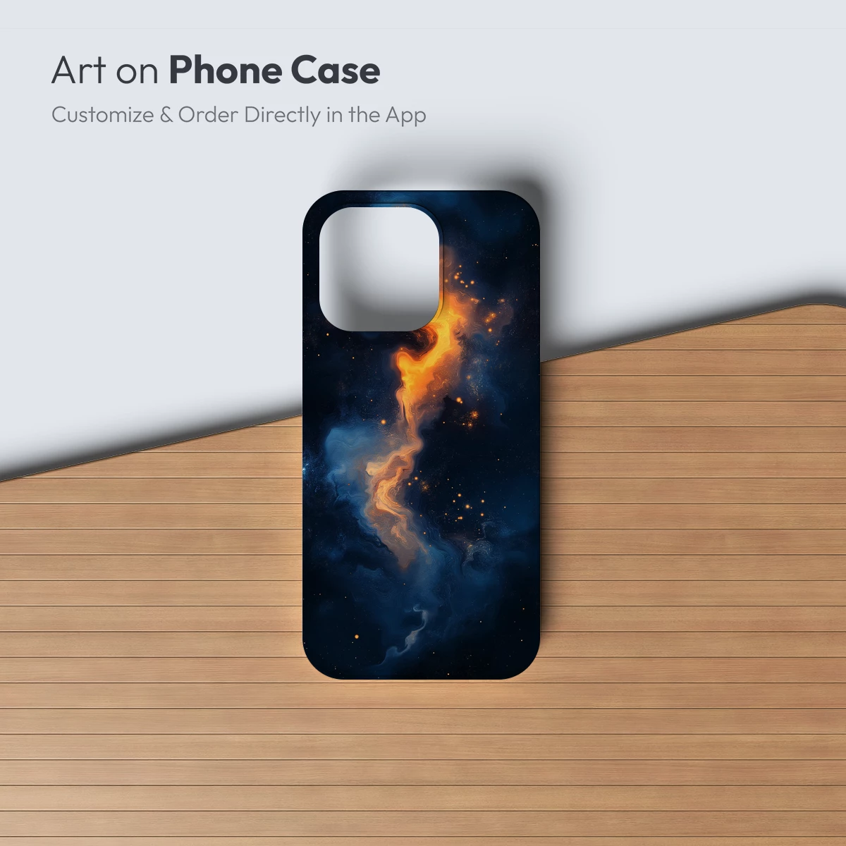 Cosmic Fire Dance: Abstract Nebula Art - Image 3