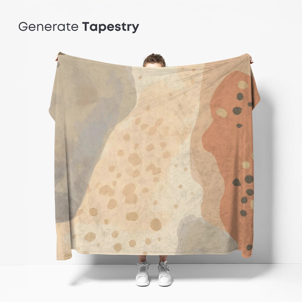 Abstract Terracotta Mosaic: Dotted Earth Tones - Image 5