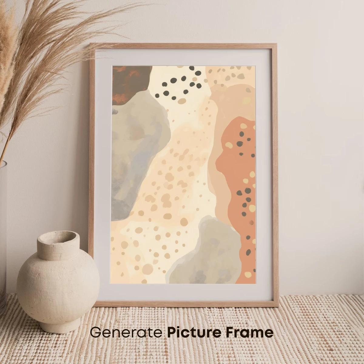 Abstract Terracotta Mosaic: Dotted Earth Tones - Image 7