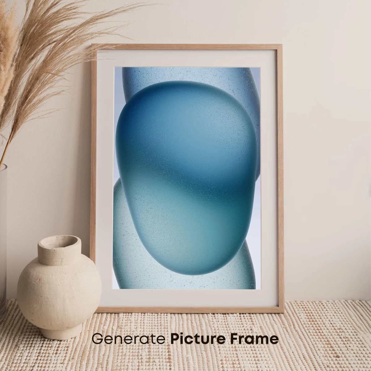 Ethereal Blue Spheres: A Study in Transparency and Depth - Image 7