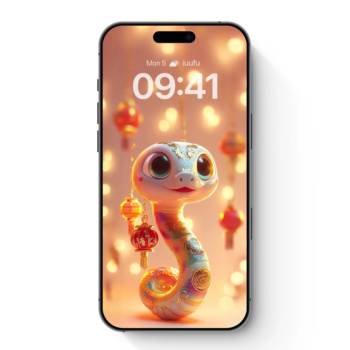 Charming Serpent Lanterns: Festive Fantasy Art