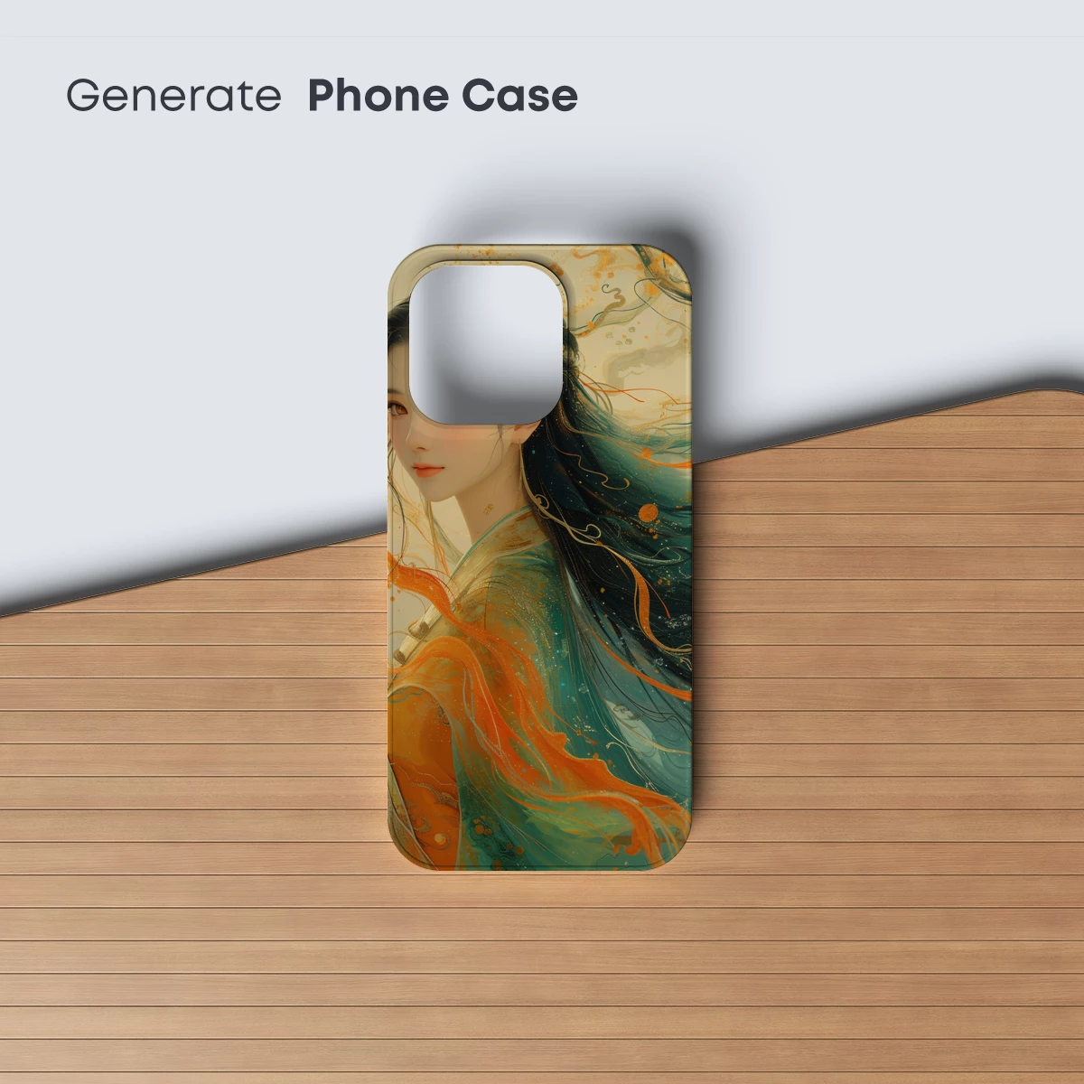 Ethereal Silk Whispers: A Fusion of Flowing Hair and Vibrant Colors - Image 3