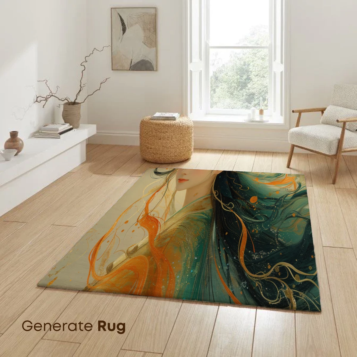 Ethereal Silk Whispers: A Fusion of Flowing Hair and Vibrant Colors - Image 6