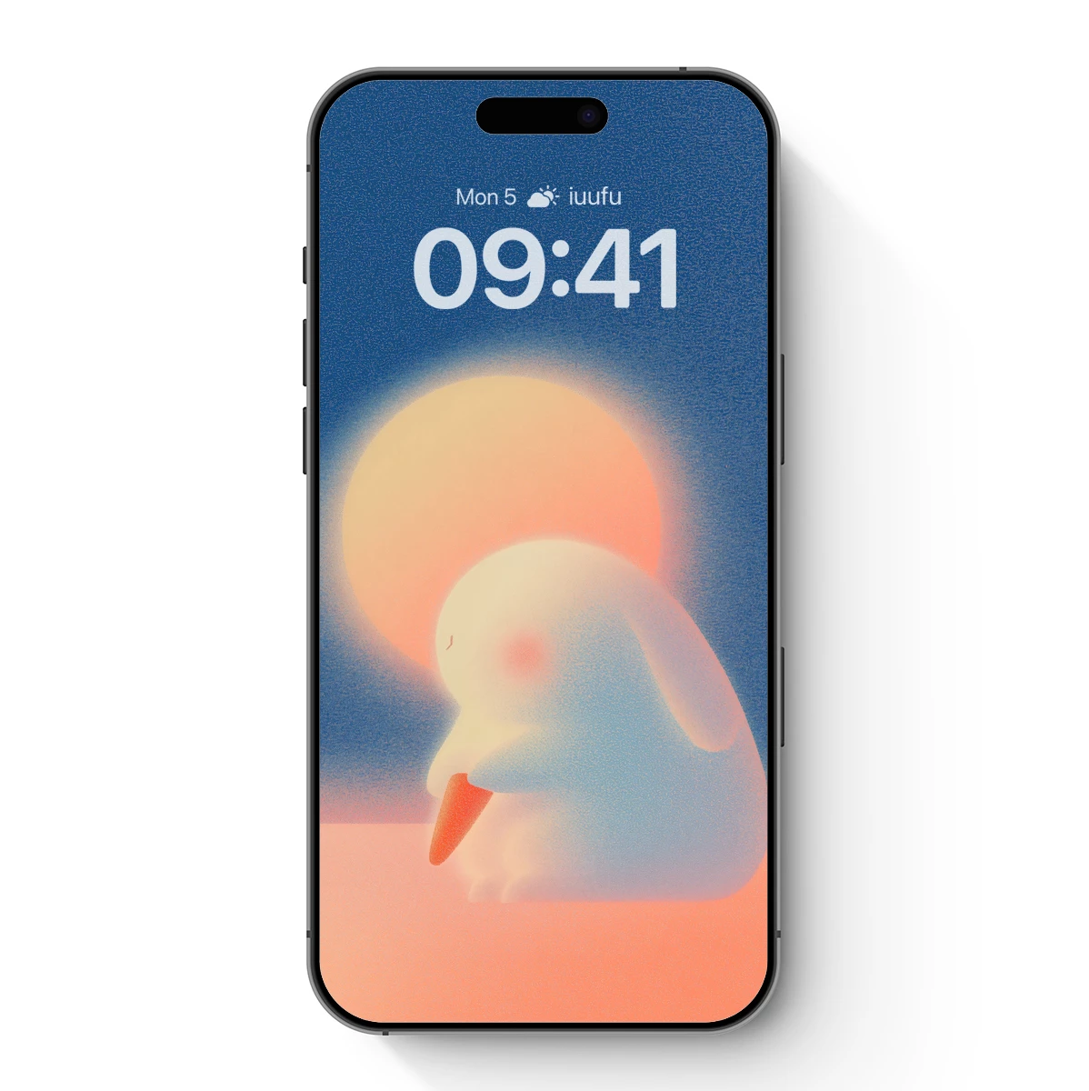 Ethereal Penguin Halo: Dreamy Gradient Glow