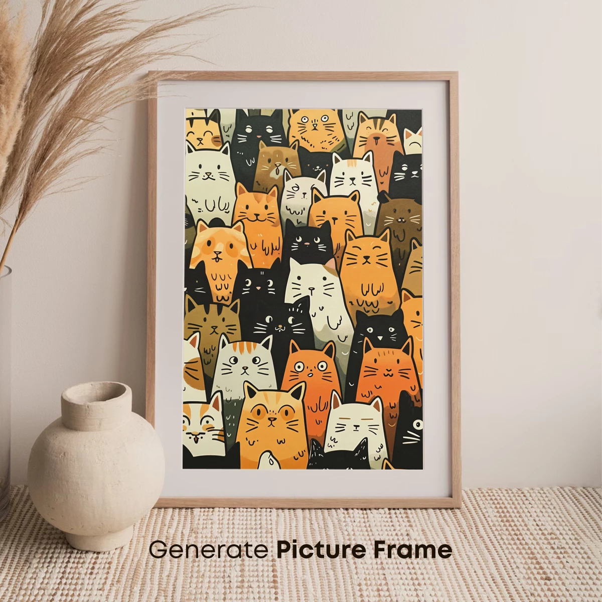 Cats in Harmony: A Whimsical Feline Gathering - Image 7
