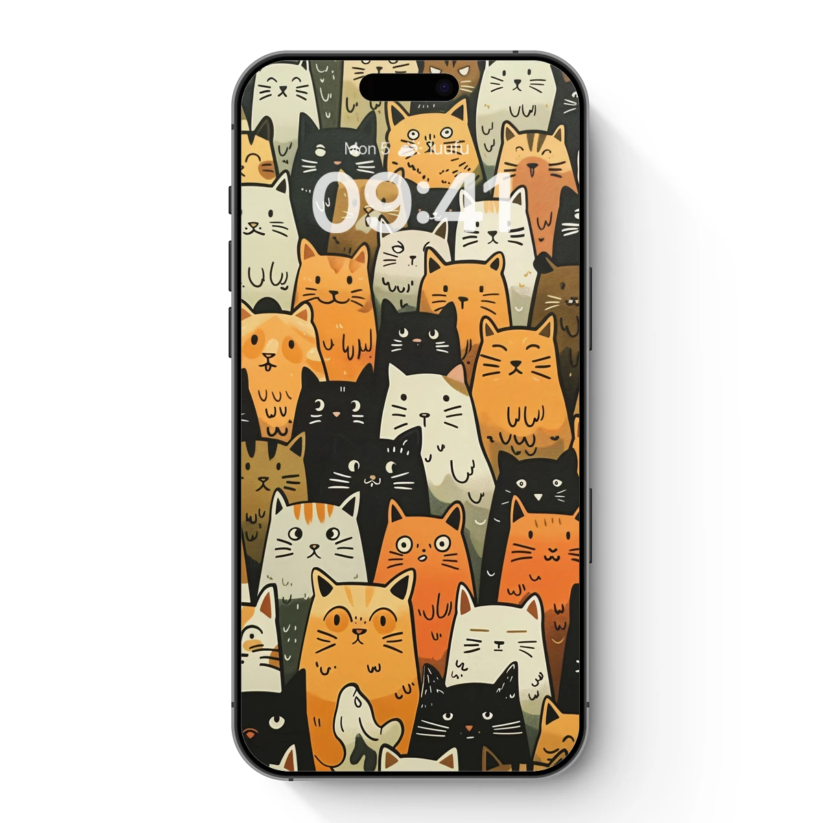 Cats in Harmony: A Whimsical Feline Gathering