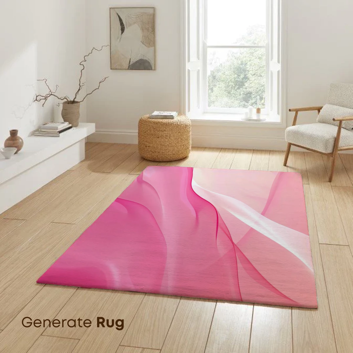 Ethereal Pink Waves: A Dance of Silk and Light - Image 6