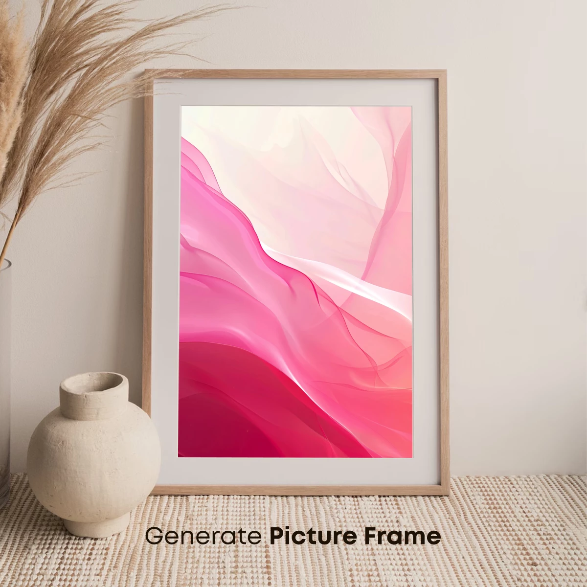 Ethereal Pink Waves: A Dance of Silk and Light - Image 7