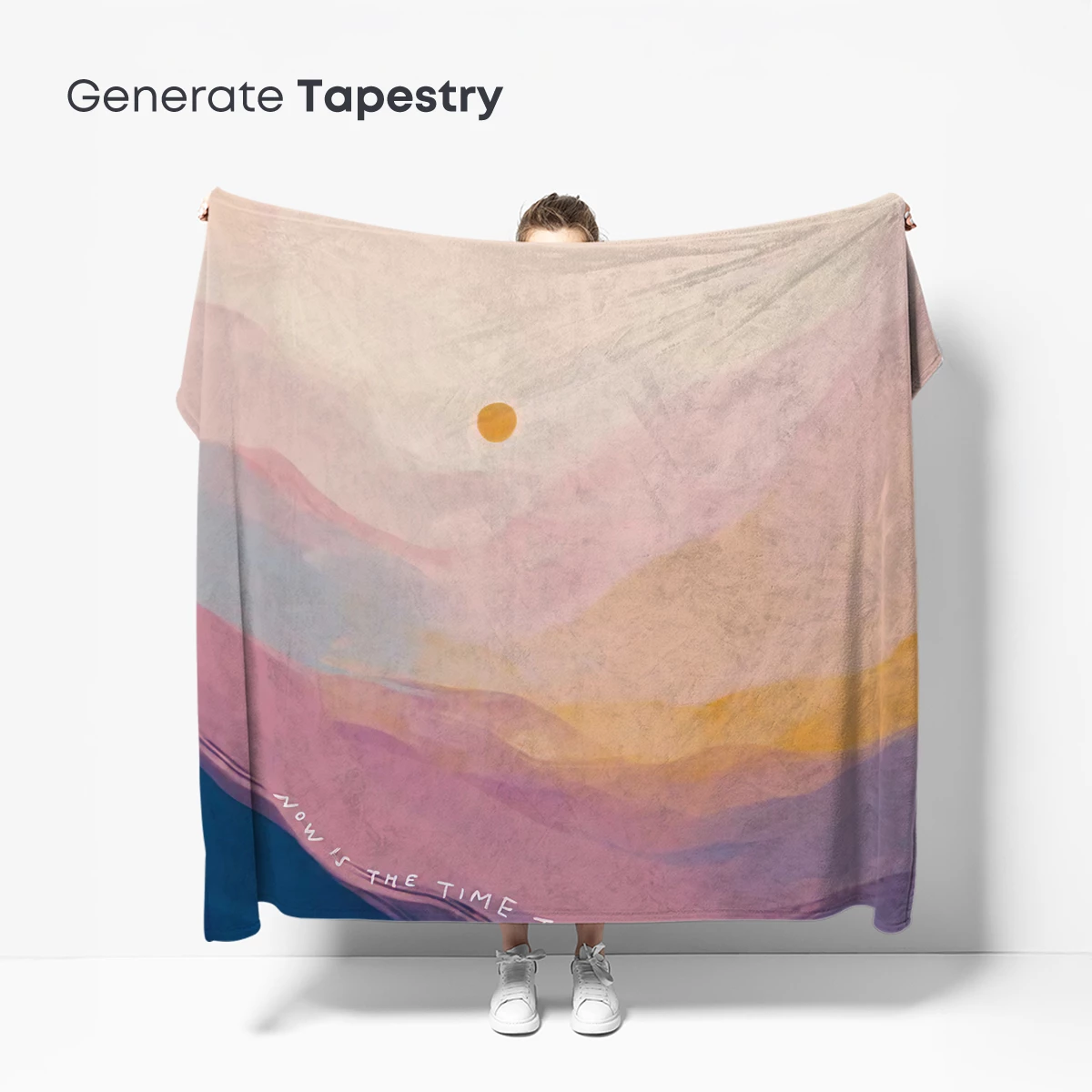 Brave the Deep: Abstract Sunset Over Serene Waters - Image 5