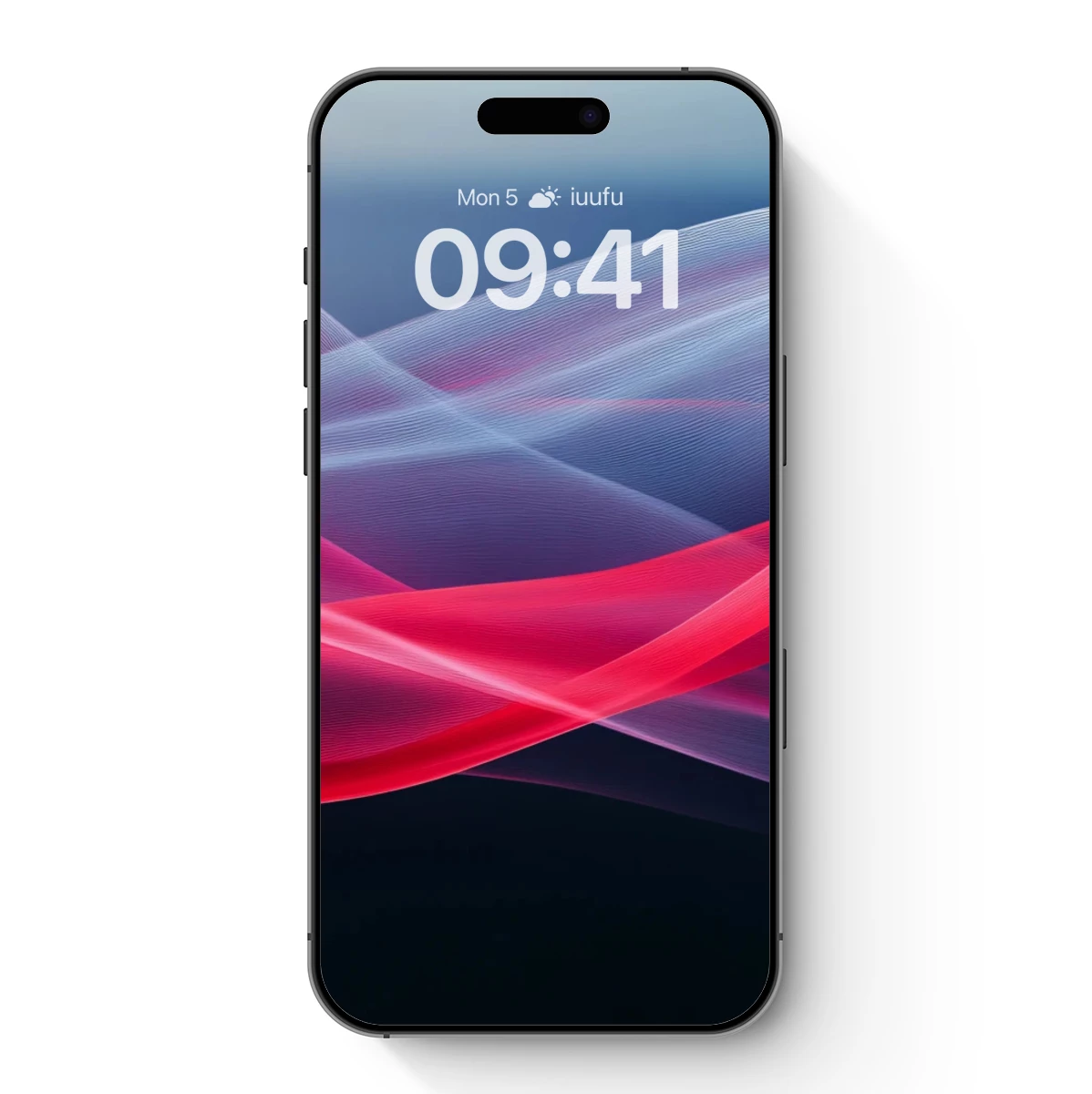 Ethereal Silk Waves: A Dance of Red and Blue