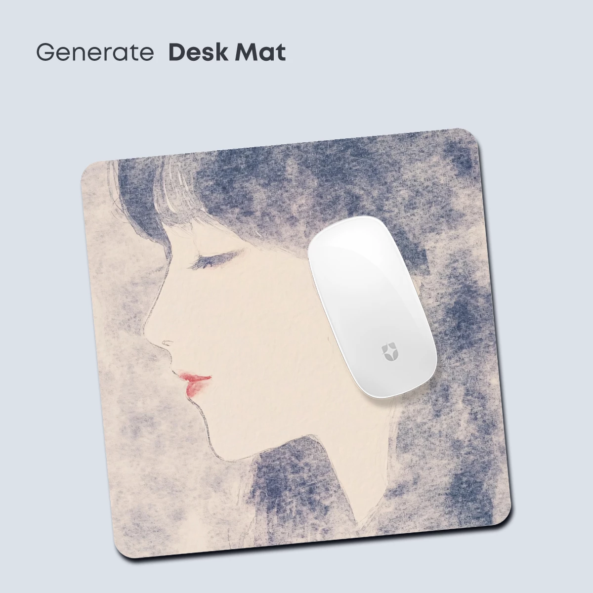 Ethereal Profile in Blue Hues - Image 4