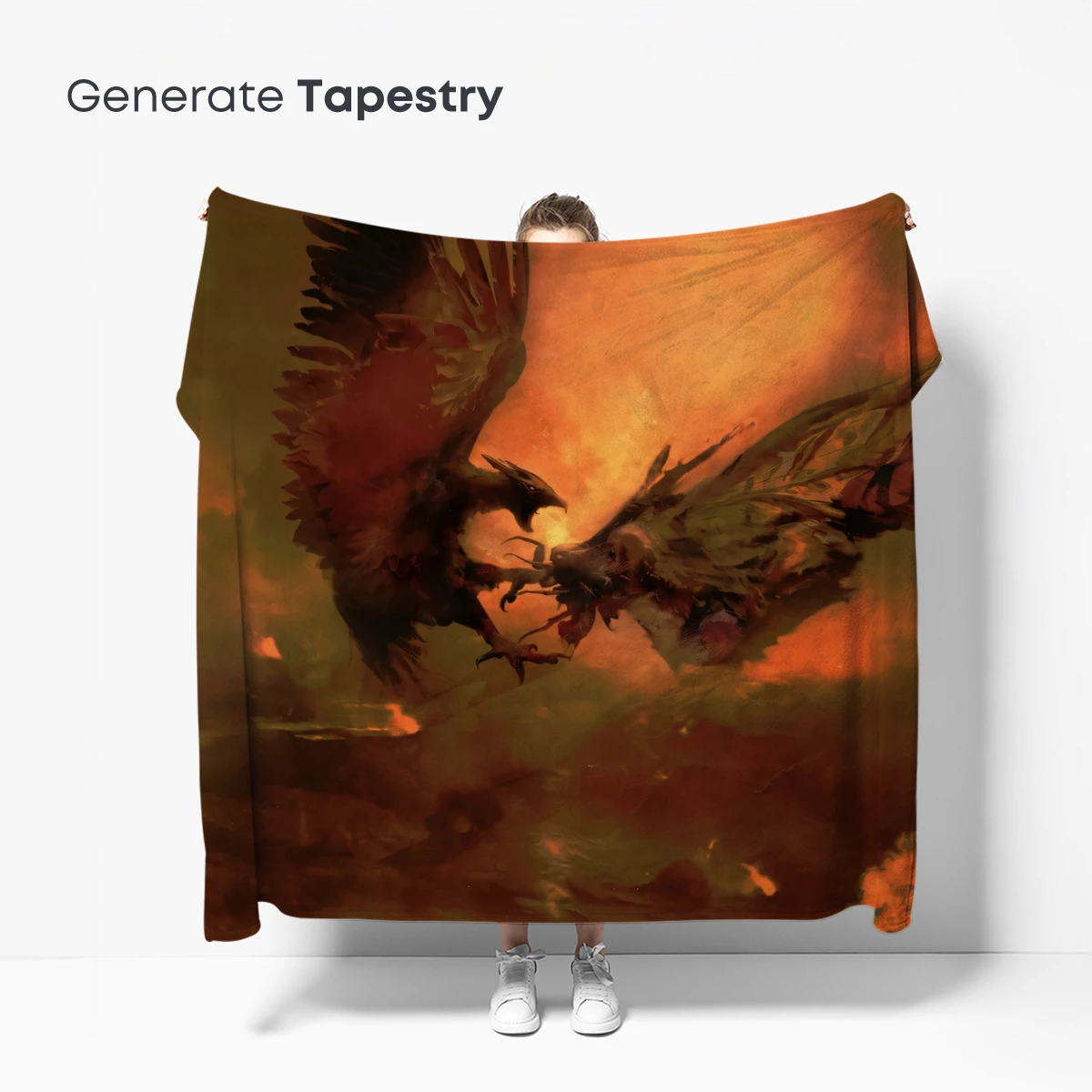 Eternal Phoenix Clash: Fiery Wings in Combat - Image 5