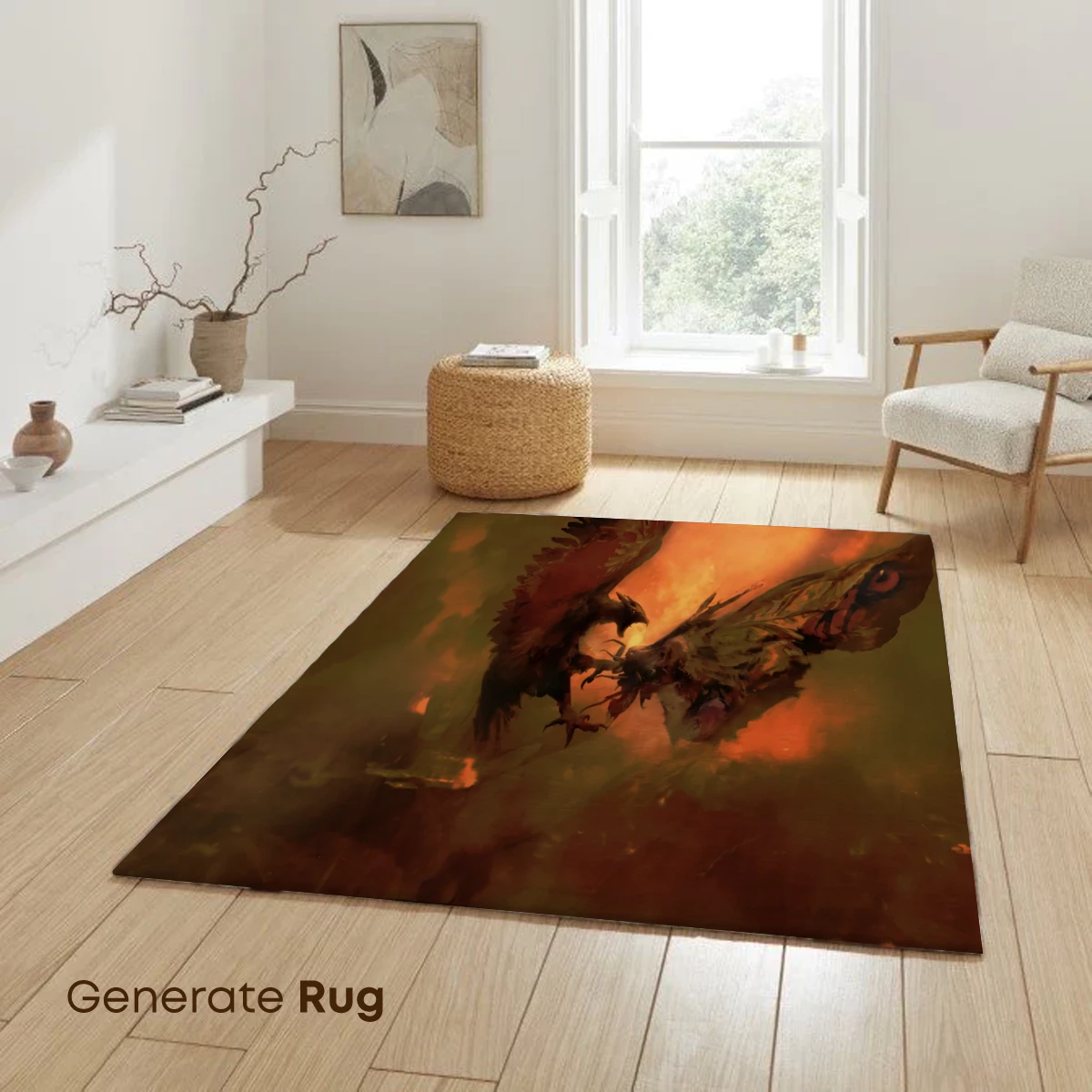 Eternal Phoenix Clash: Fiery Wings in Combat - Image 6