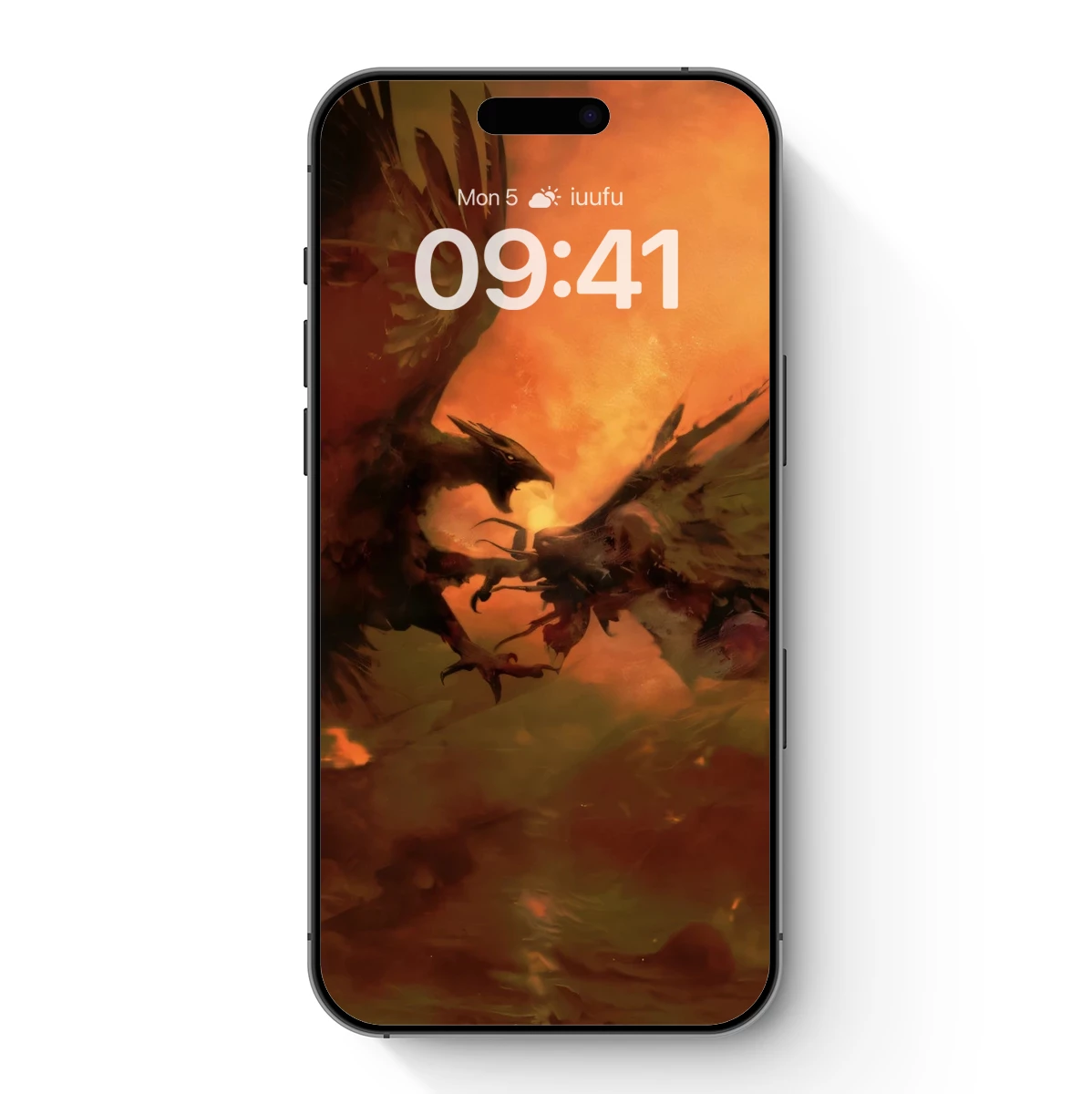 Eternal Phoenix Clash: Fiery Wings in Combat