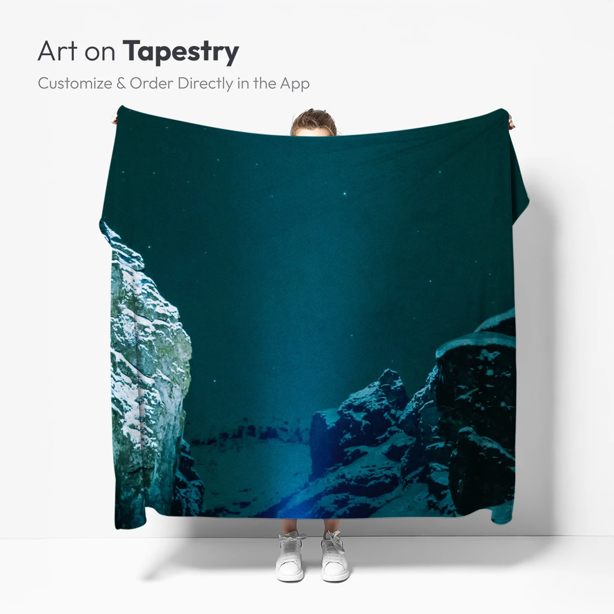 Illuminated Winter Canyon - Image 5