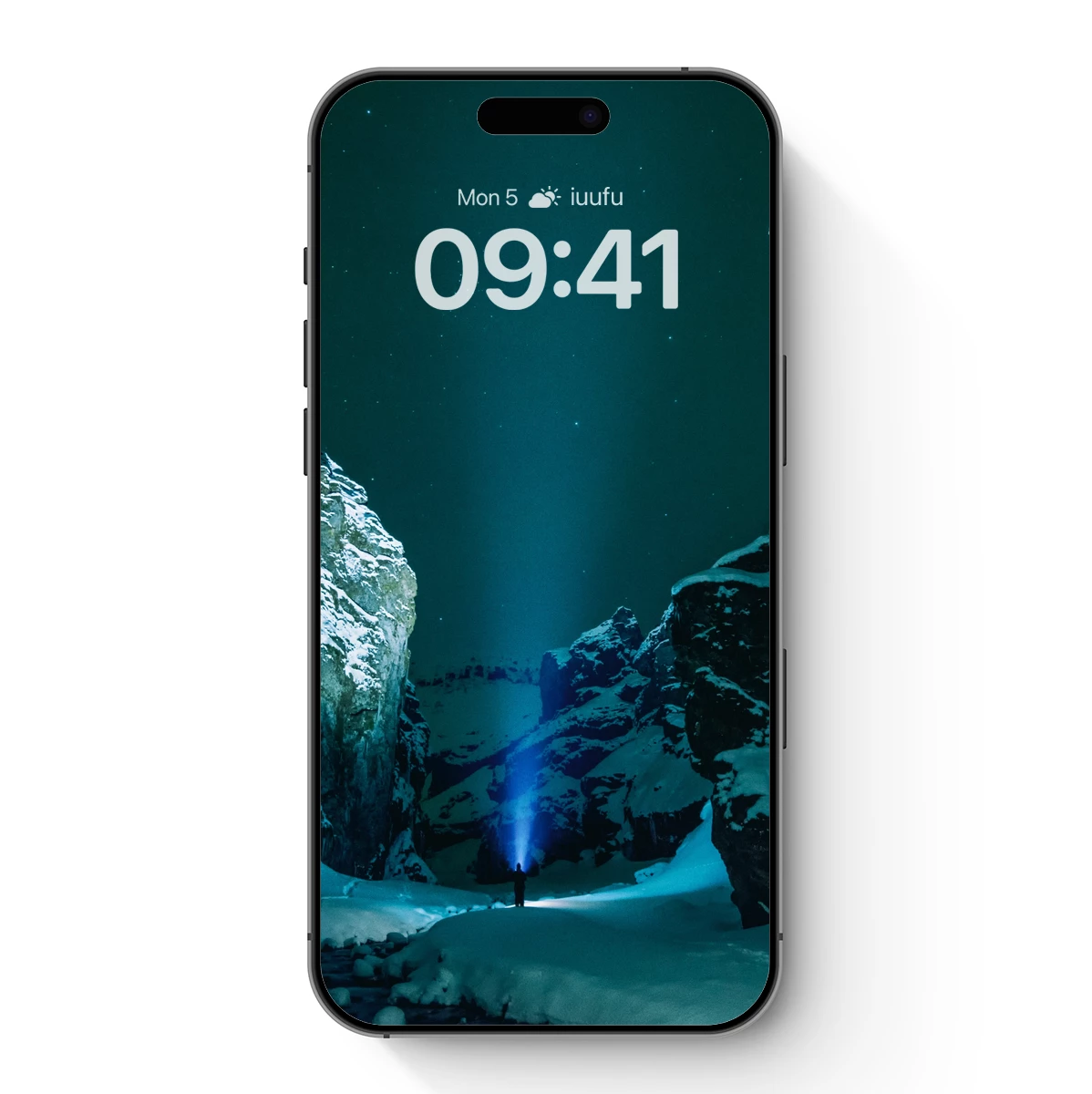 Illuminated Winter Canyon