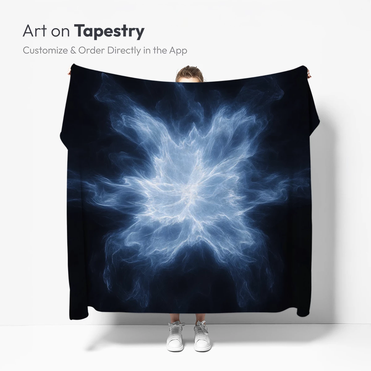 Ethereal Nebula Burst: Cosmic Light Sculpture - Image 4