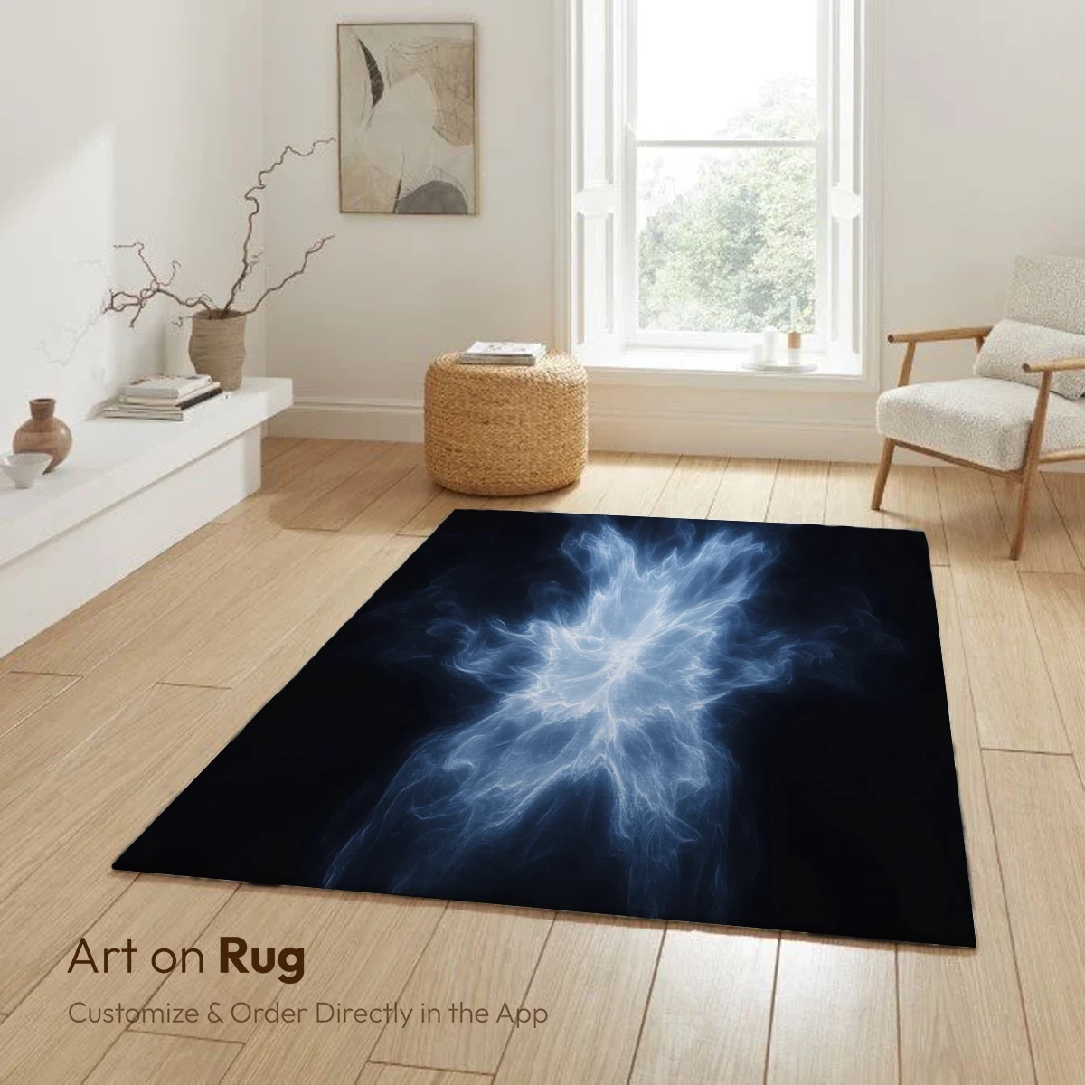 Ethereal Nebula Burst: Cosmic Light Sculpture - Image 5