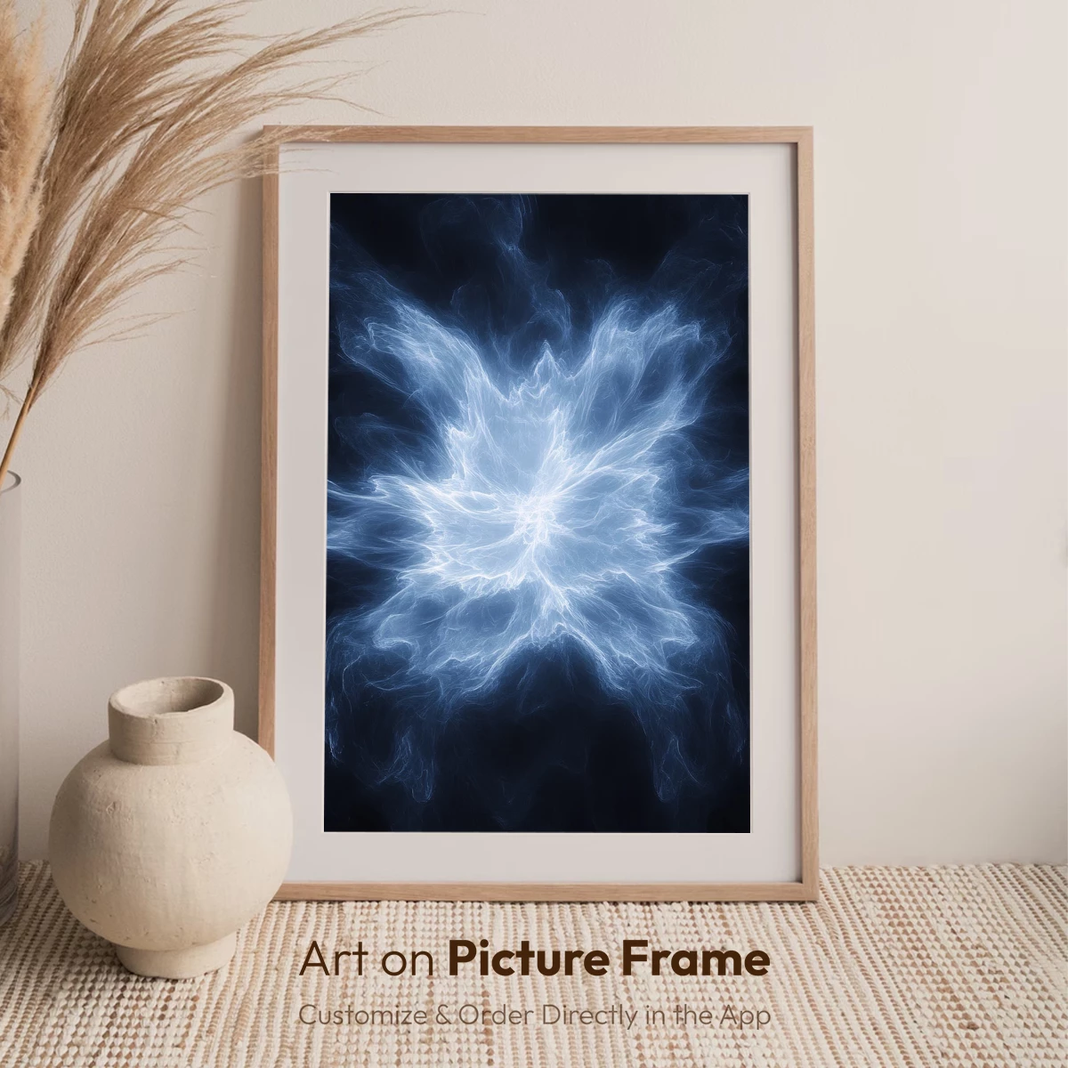 Ethereal Nebula Burst: Cosmic Light Sculpture - Image 6