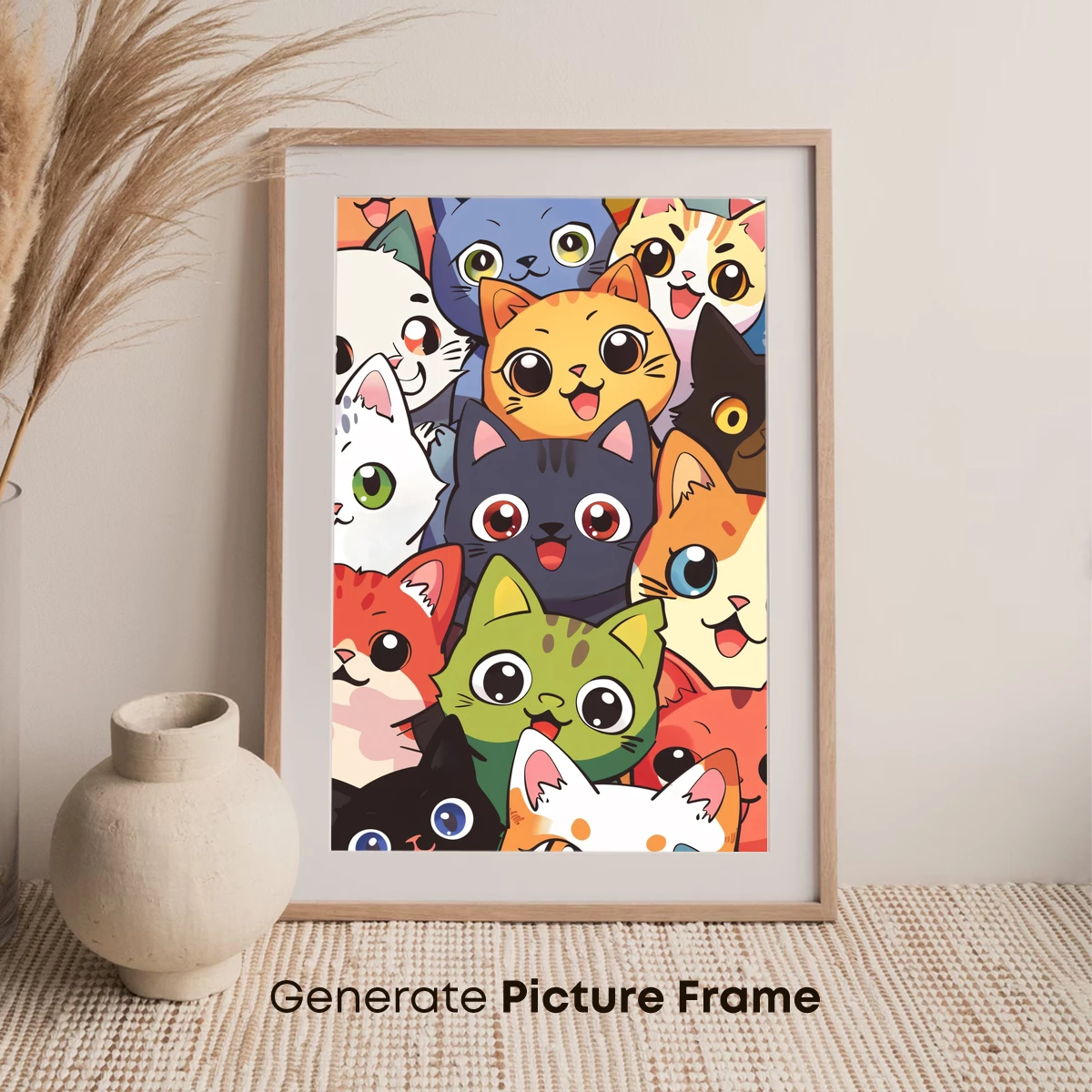 Chibi Cat Crew: Whimsical Feline Gathering - Image 7