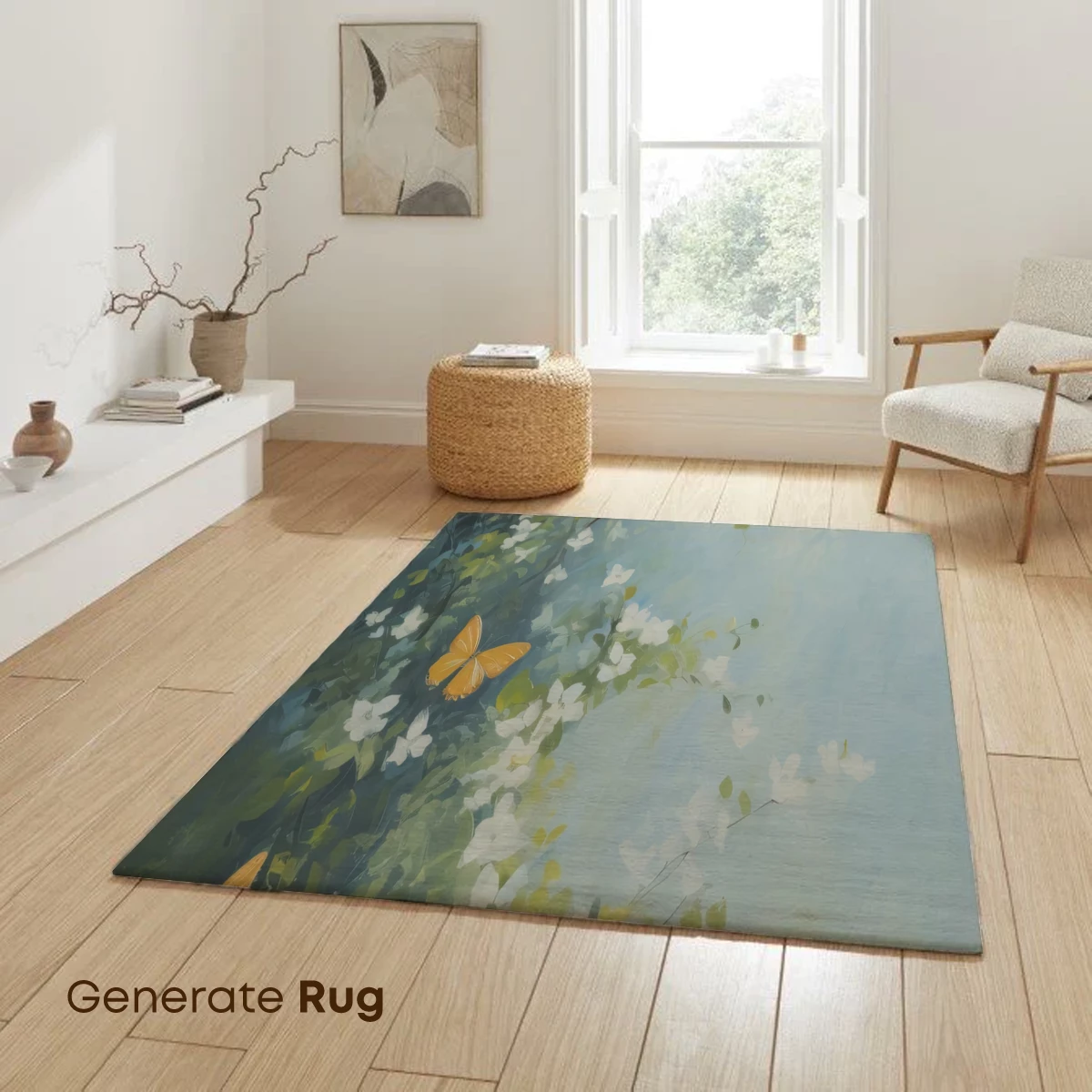 Butterfly Whisper: Ethereal Blossoms in Pastel Hues - Image 6